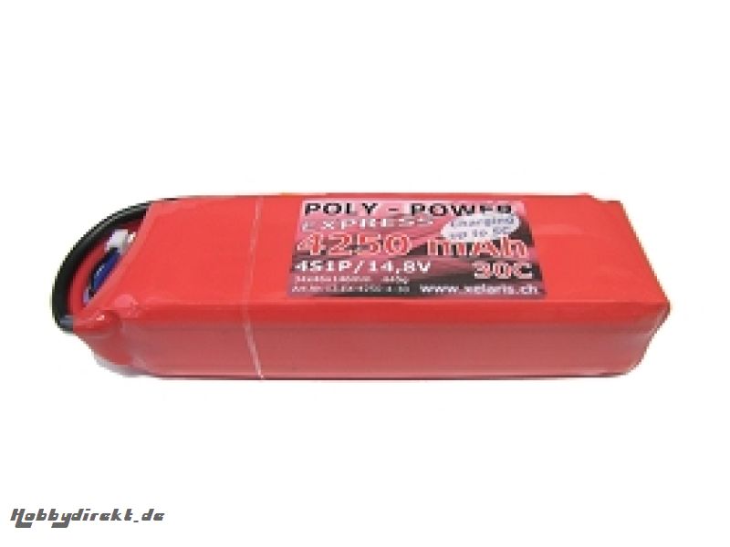 PP-Lipo 4S1P 4250mAh 14.8V (3 Krick hp13EX-4250