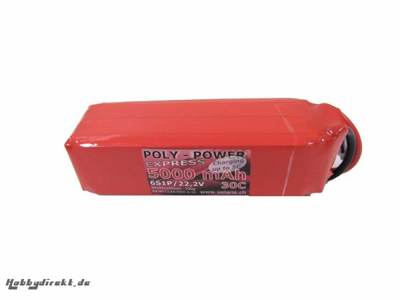 PP-Lipo 6S1P 5000mAh 22.2V (3 Krick hp13EX-5000