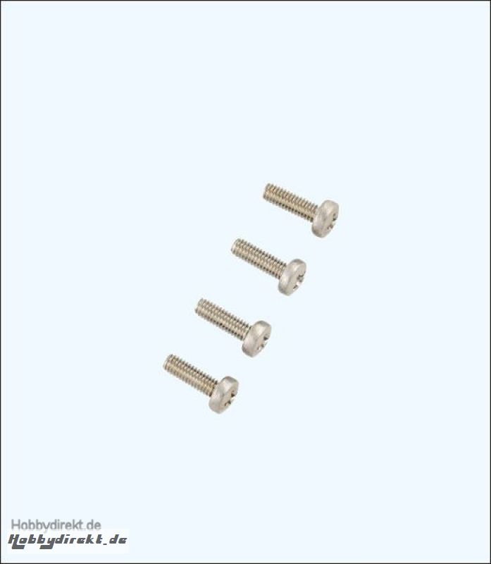 Edelstahl Schraube M2x6 (4) Krick rb354-01