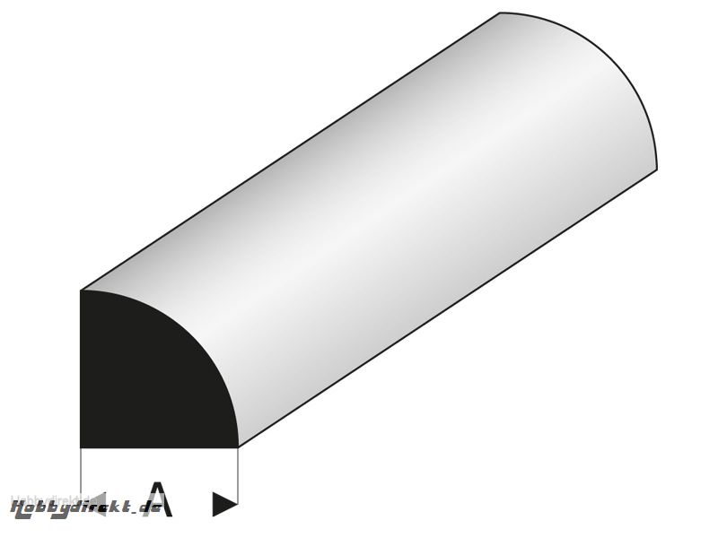 ASA Viertelrundstab 4x1000 mm Krick rb402-58