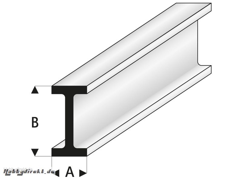 ASA Doppel-T-Profil 1,25x2,5x1000 mm Krick rb414-49