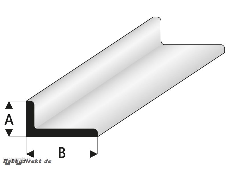 ASA L-Profil 1,5x3x330 mm (5) Krick rb417-51-3