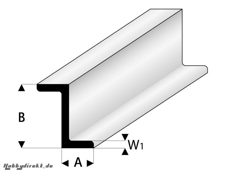 ASA Z-Profil 8x12x1000 mm Krick rb418-60