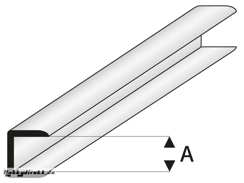 ASA Abschluss Profil 1,5x1000 mm Krick rb446-52