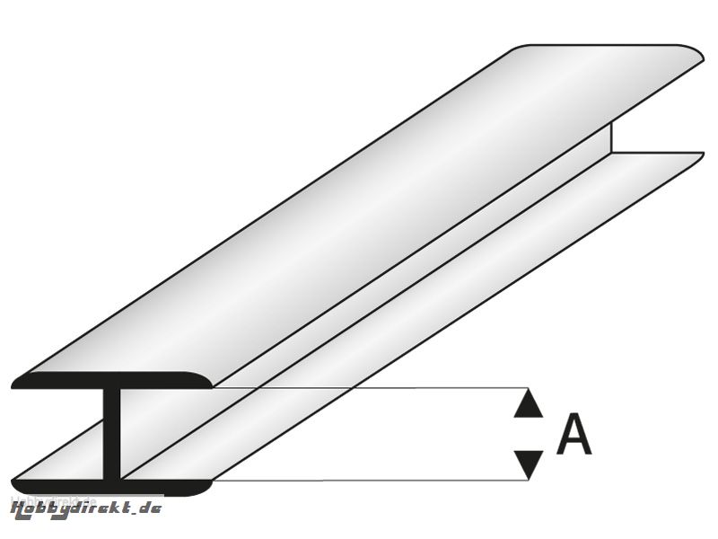 ASA Flach Verbindungs Profil 1,5x1000 mm Krick rb450-52