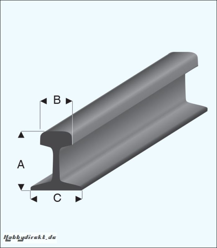 Eisenbahn Schienenprofile H0 Krick rb460-51-v