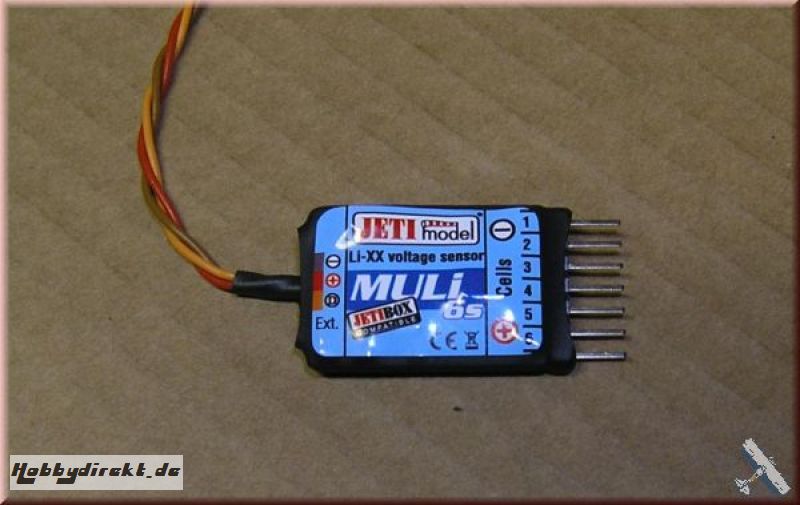 2.4GHz Jeti Duplex für bis zu 6S Lipo MUli