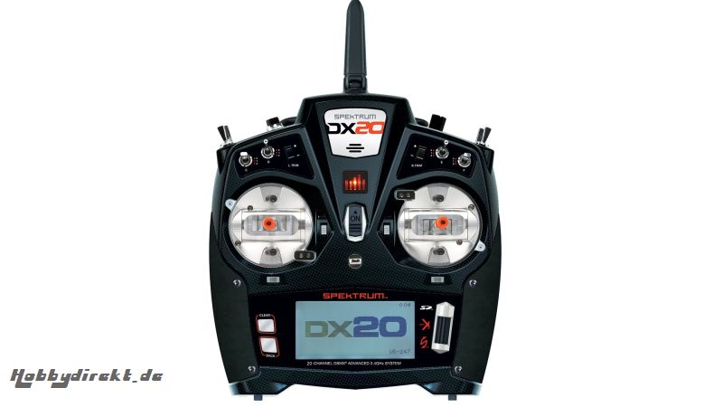 Spektrum DX20 20-Kanal Sender mit AR9020 Spektrum SPM20000EU