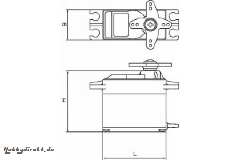 Servo DES 261 BB11 mm Graupner 7903