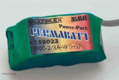 PERMABATT A.-Ak. NiMH 7/900-2/3A-W (HS) Multiplex 156023