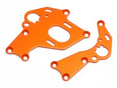 Motorhalter Set (links/rechts/Orange/Sprint 2) HPI 106838