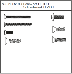 Schraubenset CE-10T Carson 105190