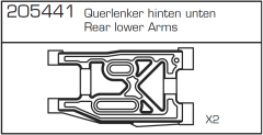 CY-2 Querlenker hinten/unten Carson 500205441