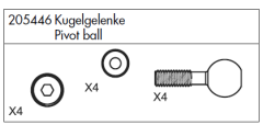 Kugelgelenke,CY-Chassis Carson 205446