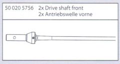 Tuning-Kardanwellen CY-Pro, vorne Carson 205756 500205756