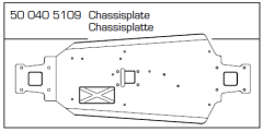 Chassisplatte Specter brushless Carson 405109 500405109