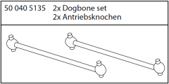 Antriebswelle CV-10 B/P (2) Carson 405135 500405135