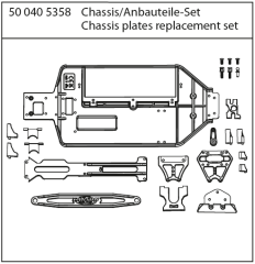 X10EB Chassis- + Anbauteile-Set Carson 405358 500405358