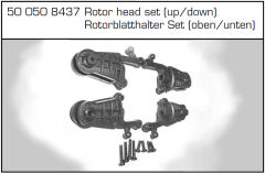 Rotorblatthalter-Set ob/unt Alpinlift Carson 508437 500508437