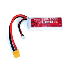 Power Pack LiPo 2/2000 7,4 V 70C XT60 Graupner 78120.2