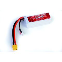 Power Pack LiPo 3/2000 11,1 V 70C XT60 Graupner 78120.3