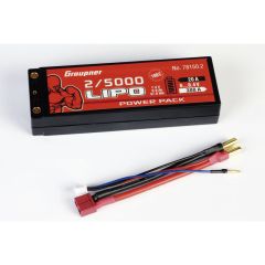 Power Pack Car Lipo2/5000 7,4V 100C Graupner 78150.2