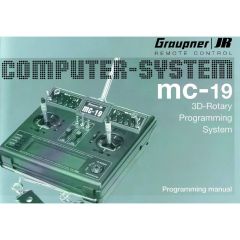 Handbuch MC-19,englisch Graupner 8000 MC-19.GB