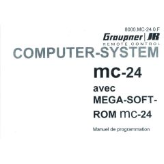 Manuel de programmation,MC-24 Graupner 8000 MC240F