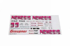 Dekorbogen NEMESIS Graupner 9349.14