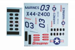 Marine-Dekorbogen zuX44 Graupner 9944.142