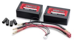 Saddle Pack LiPo 7.4V-90C 5500 Hardcase (Tubes) Absima 4130013