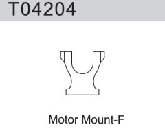 Aluminium Center Bulkhead TM4V2 1:10 4WD Comp. Buggy Absima T04204