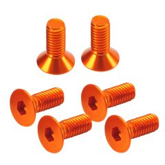 3x8mm Innensechskantschraube Senkkopf orange (6 St.) Absima TU1038