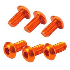 3x6mm Innensechskantschraube Rundkopf orange (6 St.) Absima TU1046