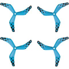 RACE & FREESTYLE 3-BLATT 5045 PROPELLER (PC), BLAU 10X CW + 10X CCW 5MM BOHRUNG Robbe 50450303