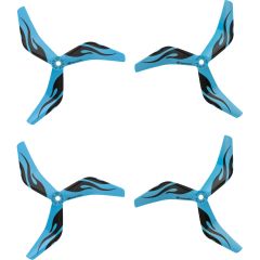 RACE V2 3-BLATT 5045 PROPELLER BLAU 2X CW + 2X CCW 5MM BOHRUNG PC/GFK Robbe 50450305_V2