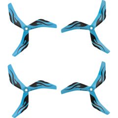 RACE 3-BLATT 5045 PROPELLER BLAU, 10X CW + 10X CCW 5MM BOHRUNG PC/GFK Robbe 50450307_V2