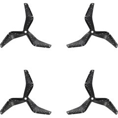 RACE PRO 3-BLATT 5045 PROPELLER SCHWARZ 10X CW + 10X CCW 5MM BOHRUNG PPA CARBON Robbe 50450310