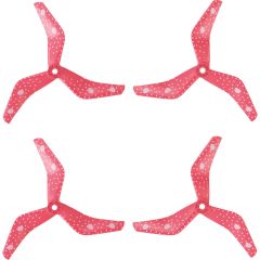 RACE & FREESTYLE 3-BLATT 5045 PROPELLER (PC), PINK 10X CW + 10X CCW 5MM BOHRUNG Robbe 50450316