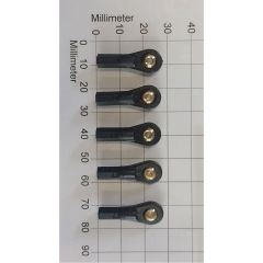 KUGELPFANNE MIT KUGEL (BOHR. D2,5) D6XL27MMXD3 5STK. Robbe 5201