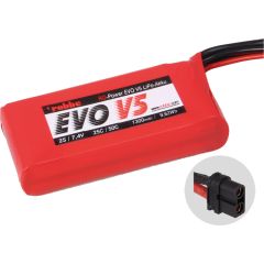 RO-POWER EVO V5 25(50)C 7,4 VOLT 2S 1300MAH LIPO AKKU Robbe 6531