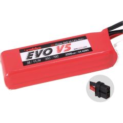 RO-POWER EVO V5 35(70)C 11,1 VOLT 3S 2200MAH LIPO AKKU Robbe 6561