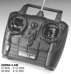 RC-Set ZEBRA 2K AM 27 MHz Hitec 100000