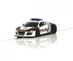 1:32 Audi R8 Police Car (bl./whi.) HD Carson 3932 500003932