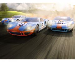 1:32 Ford GT40 1968  Gulf Triple HD Carson 3896 50003896A