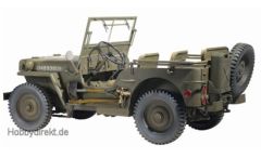 1:6 Willys Jeep 4x4 1/4 To.Bausatz Carson 75020 500075020