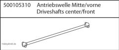 X10NB/NT Antriebswelle Mitte vorne Carson 105310 500105310