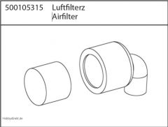 X10NB/NT Luftfilter Carson 105315 500105315