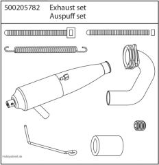 X8 Specter Auspuff-Set Carson 205782 500205782