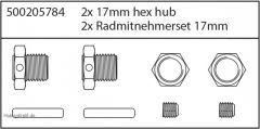 X8 Specter Radmitnehmerset 17mm (2) Carson 205784 500205784